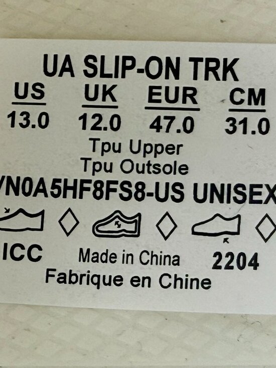 M13 W14.5 Vans Slip-On Mule TRK Water Shoes - Marshmallow main image 6